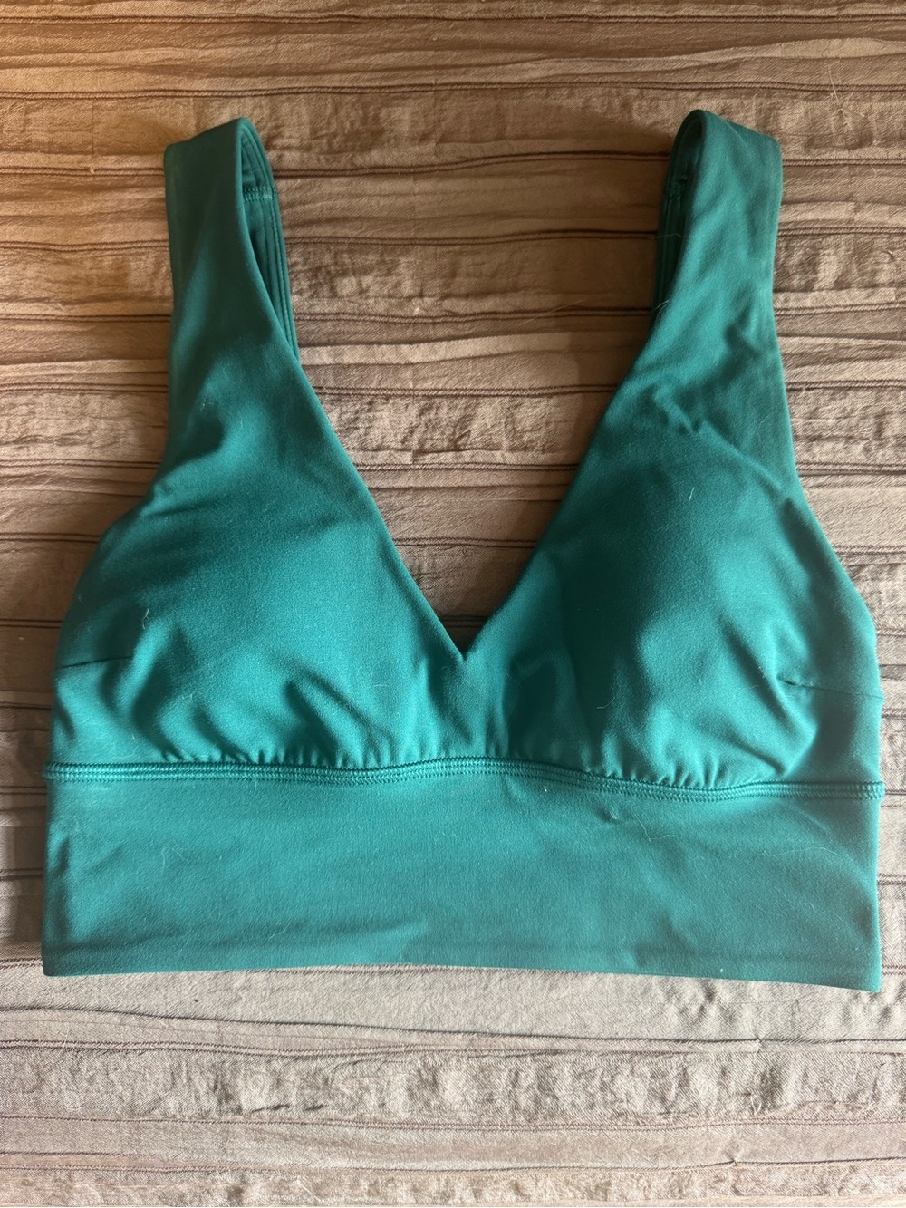 Lululemon V-neck Align bra in Storm Teal